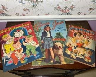 Antique Coloring Books