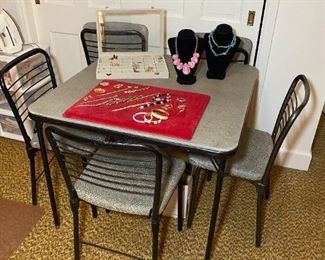 Vintage Card Table and Chairs