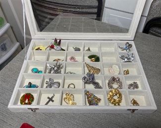 Large Collection of Costume Jewelry 