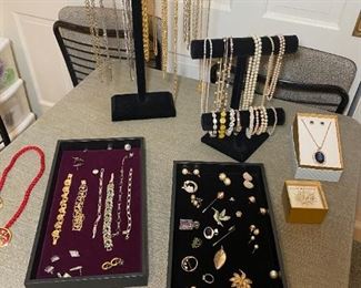 Large Collection of Costume Jewelry 