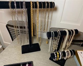 Large Collection of Costume Jewelry 