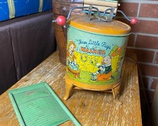 Antique Toy Wringer Washing Machine