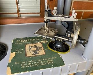 Antique Childs Singer Sewing Machine