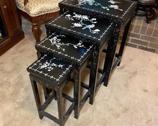 Chinoiserie Nesting Tables
