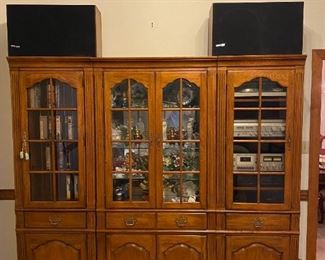 Thomasville THREE piece Entertainment Center