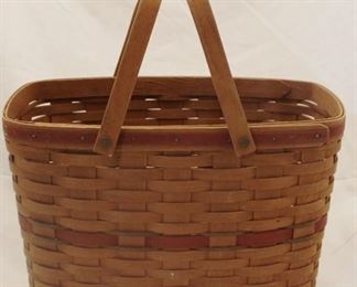 4014 - 1989 Longaberger Holiday Hostess Magazine Basket 15.5 x 9.5 x 11.5