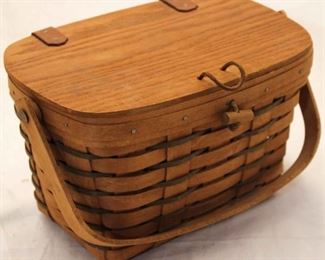 5081 - 1989 Longaberger Heartland Small Purse Basket 6 1/2 x 10 x 6 1/2