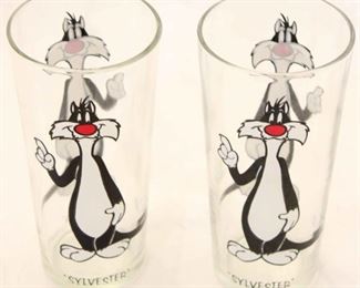 5159 - Pair of Sylvester Glasses 1973 by Pepsi