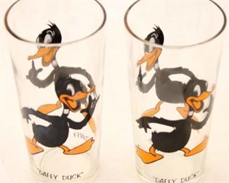 5171 - Pair of Daffy Duck Glasses 1973 by Pepsi