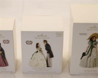 5233 - 3 Hallmark Gone with the Wind ornaments
