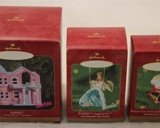 5235 - 3 Hallmark Barbie ornaments