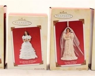5240 - 4 Hallmark Scarlett O'Hara ornaments