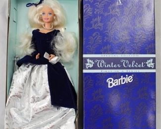 8058 - Winter Velvet Barbie an Avon Exclusive First in a Series