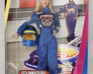 8076 - 50th Anniversary Nascar Barbie Collector Edition 1998