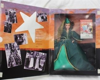 8138 - Scarlett O'Hara Barbie in green dress Hollywood Legends Collection