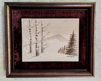 Original watercolor by William Hughes