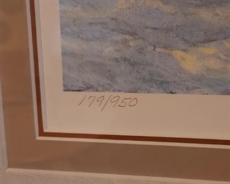 Detail "Swift Fox" by Robert Bateman, signed and numbered print, 179 of 950