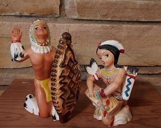 Vintage Native American figurines