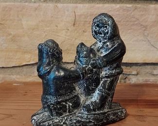 Vintage carved Inuit carving