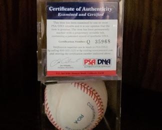 Detail, George Brett PSA Certified autographed baseballs