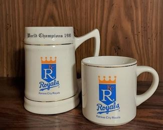 Vintage (1985 World Series Championship) stein and mug