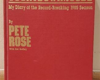 Limited edition (2,000) Pete Rose signed "Countdown to Cobb: My Diary of the Record-Breaking 1985 Season" book