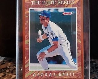 Limited edition Donruss '91 George Brett baseball card