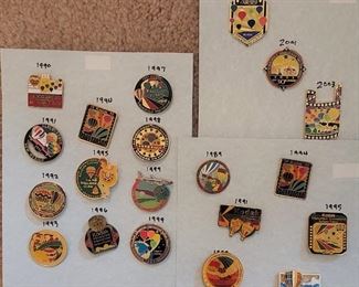 1989-2003 Albuquerque International Balloon Festival pins 