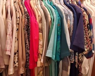 Vintage and modern women's clothing
