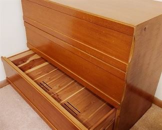 Vintage Cavalier cedar dresser 