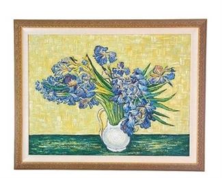 Lot 001
Original Oil on Canvas Signed Still Life