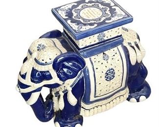 Lot 046
Hollywood Regency Ceramic Glazed Garden Plant Stand