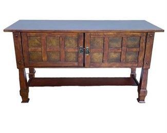 Lot 056
Mission Style Sideboard Cabinet