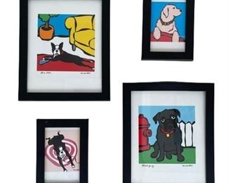 Lot 063b
Contemporary Framed Dog Art