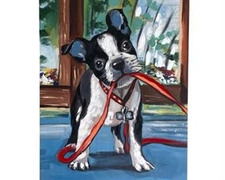 Lot 101a
Boston Terrier Stretched Canvas Print
