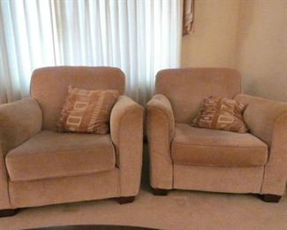 Side chairs matching sofa