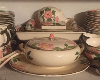 Franciscan Desert Rose - Many unique pieces. Platters, candle holders, casseroles, piggy bank and much more.