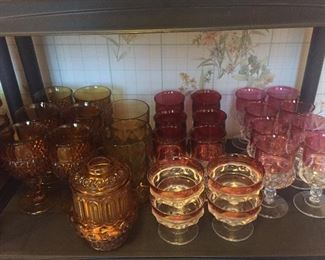 Franciscan Kings Crown glasses.