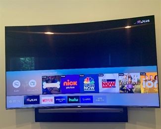 Samsung Curved Screen Smart TV