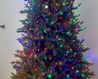 9 foot Clear/Multi Color Artificial Christmas Tree