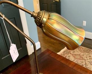 Vintage Brass Gooseneck Table Lamp
