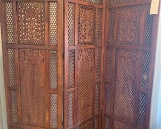 Folding Wooden Screen