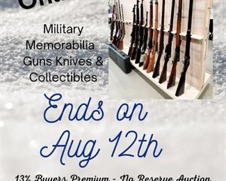 Military Memorabilia Guns Knives Collectibles