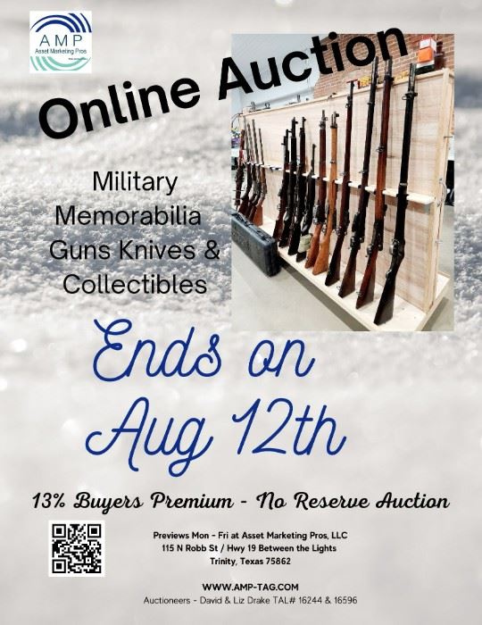 Military Memorabilia Guns Knives Collectibles