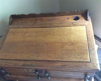 Antique Drafting Table w/ Drawers