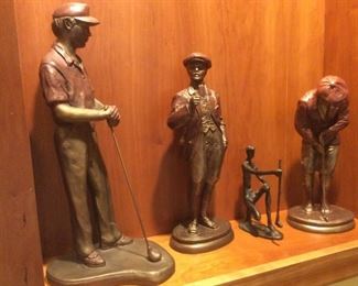 Bronze Golf Statues