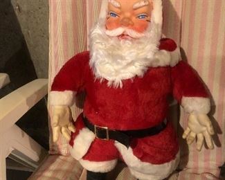 Aint he Cute! Large Stuffed Santa
