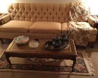 Sofa and coffee table