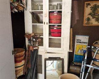 Outside storage room