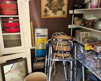 Outside storage room